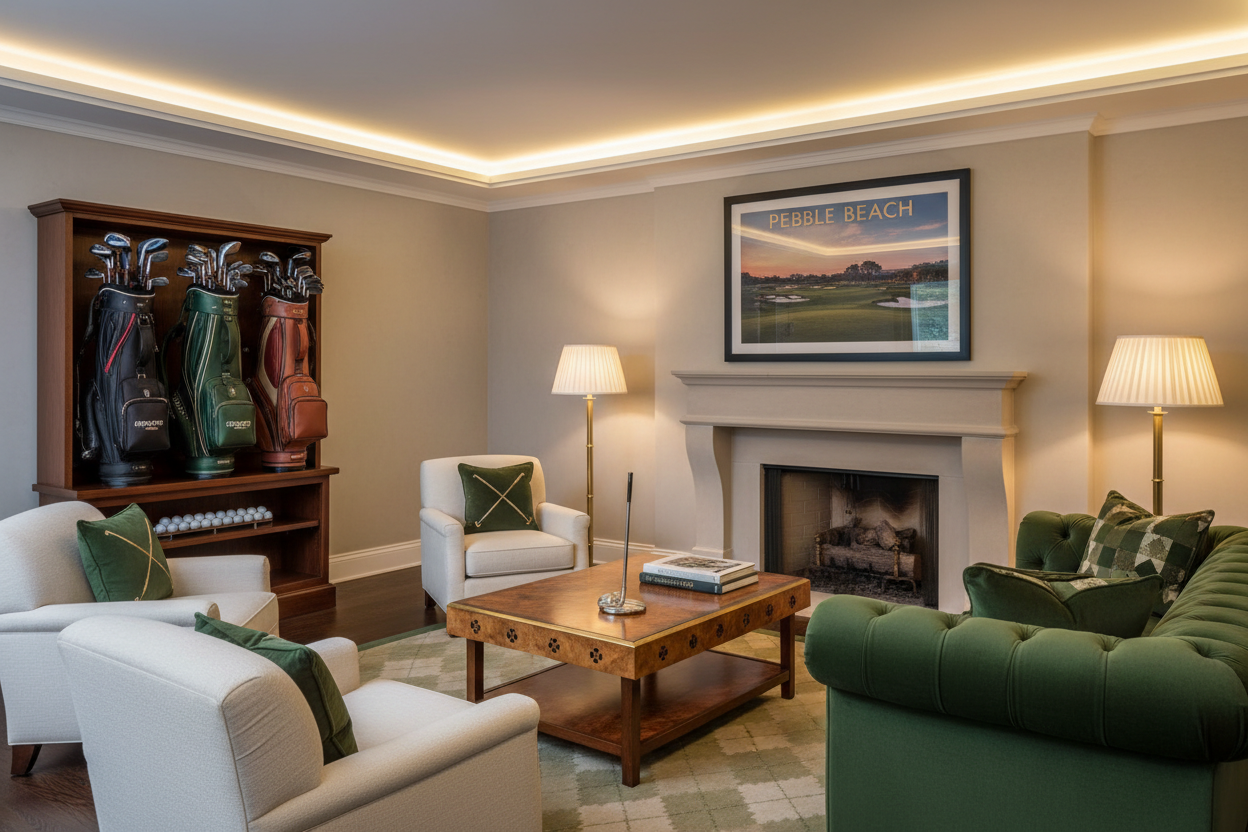 5 Ways to Bring Golf Style Into Your Living Room