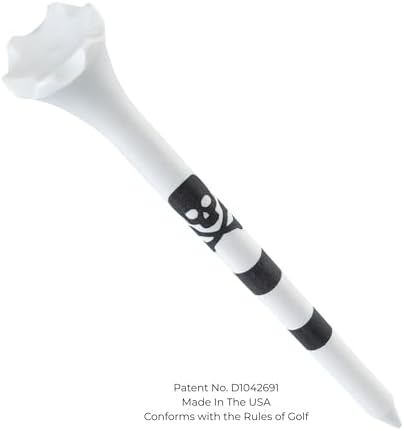NorthPointe Skull and Crossbones Golf Tees Plastic 3 1/4-100 Tees in Bulk - Image 4