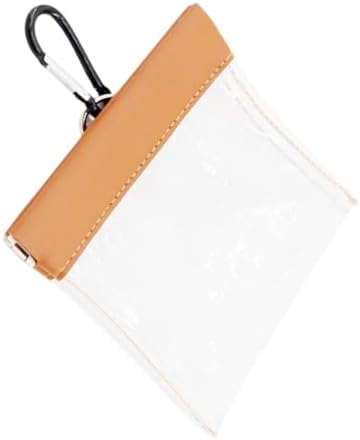 1 PCS Golf Tee Pouch Bag with Clip Transparent Golf Tees and Balls Storage by Unknown