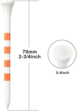 Wooden Golf Tees, 2-3/4" 3-1/4" Long Tees Golf 100 Count - Image 2