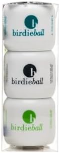 BirdieBall 3 Pack Practice Golf Balls, Limited-Flight, Real Spin & Feel by BirdieBall