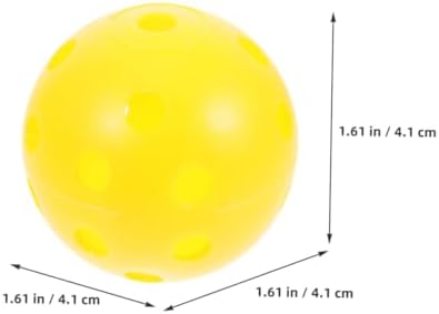 GANAZONO 25pcs Hollow Golf Practice Balls Plastic Training Balls Yellow - Image 6