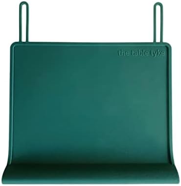 Table Tyke Baby Restaurant Placemat, Silicone Edge Bumper, Hunter Green by TheTableTyke