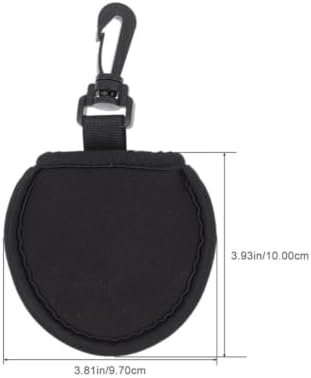 2pcs Golf Ball Cleaning Pouch Neoprene Wiping Bag - Image 2
