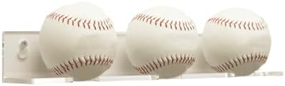 Better Display Cases Clear Acrylic Baseball Wall Mounted Floating Shelf by BetterDisplayCases