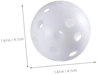 Golf Hollow Training Balls 25pcs Pack Lightweight Plastic White - Image 2