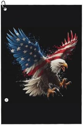 Eagle Golf Towel Microfiber by Unknown