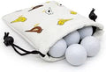 Golf Valuables Pouch Bag with Drawstrings Closure by ALIENNANAGolf