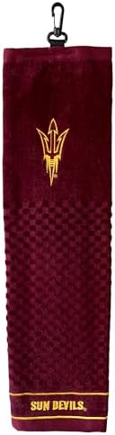 Team Golf NCAA Arizona State Sun Devils Embroidered Golf Towel Embroidered Golf by TeamGolf