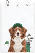 Australian Shepherd Golf Towel 16x24 Inch Dog Gifts Waffle Weave Decorative by Unknown