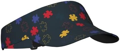 Sports Sun Visor Hats Adjustable Men Women Lightweight Packable Cooling Empty by Unknown