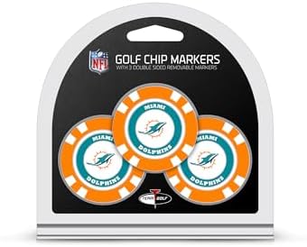 Team Golf NFL Buffalo Bills Golf Chip Ball Markers, Poker Chip Size by TeamGolf
