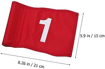 jojofuny 4Pcs Numbered Golf Flags - Image 3