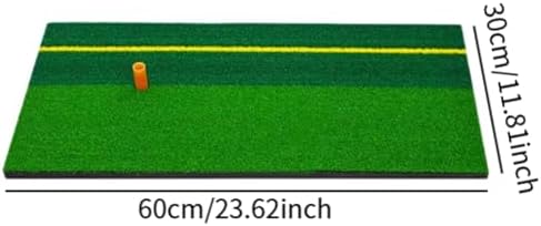 YIJU Golf Hitting Mat with Tee Versatile Portable Non Slip Putting Green Rug - Image 4