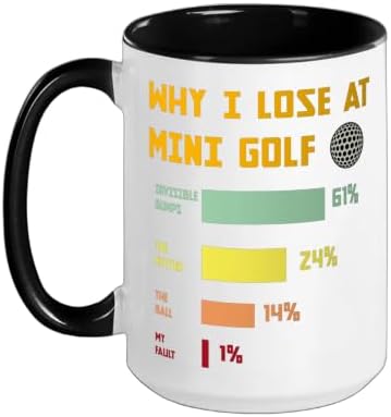 Mini Golf Champion Humor Family Golfers Ceramic Mug by Unknown