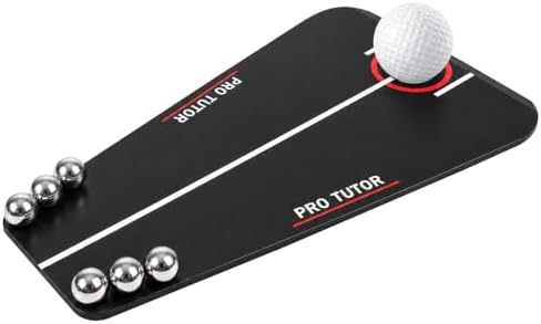 Golf Putting Tutor, Alignment Mirror Training Aid, Golf Hitting Mat by Unknown