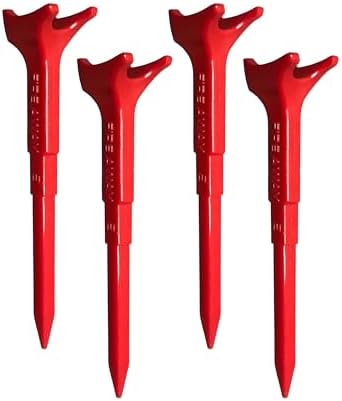 FIRE AWAY 4-Prong Unbreakable Nylon Plastic Golf Tees 3-1/4 Inch by FireAway