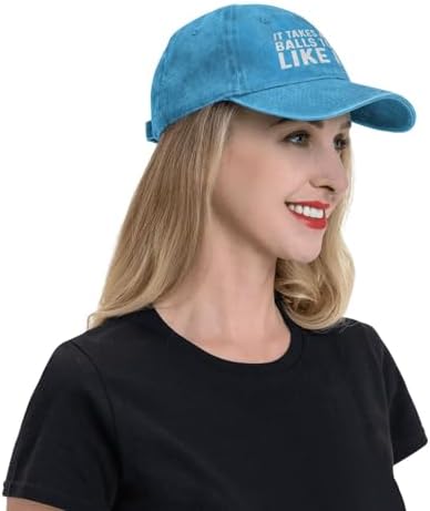 It Takes A Lot of Balls to Golf Like I Do Cap Men Baseball Hat Graphic Hat - Image 6