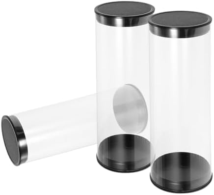 3pcs Plastic Golf Ball Display Case Tube by BESPORTBLE