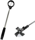 Telescopic Golf Ball Retriever, Adjustable 17.5–80.3 Inch Stainless Steel & ABS by Unknown