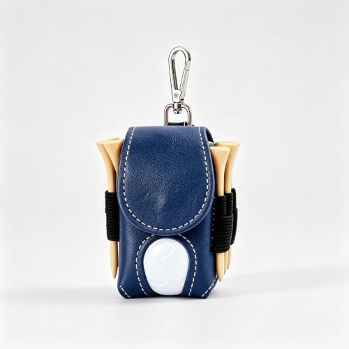 WCRAZYE Leather Golf Ball Bag Pouch - Image 2