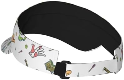 Sports Sun Visor Hats Adjustable Men Women Lightweight Packable Cooling Empty - Image 3