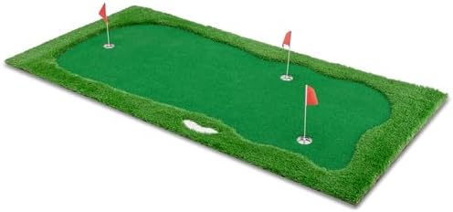 12x5 FT Golf Putting Training Mat, Premium Rubber Turf, - Image 4