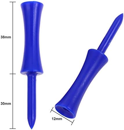 MUXSAM Golf Tees Unbreakable Step Down Plastic Castle Tees, Tee Size-1 1/4"/31mm - Image 2
