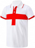 Boys Golf Polo Shirts Short Sleeve Color Contrast 5-14Y by starweave