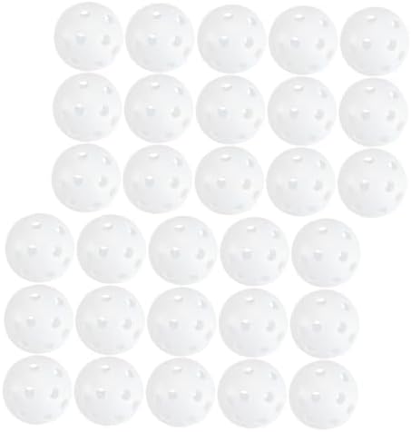 30Pcs Golf Training Balls, Hollow Plastic Practice by Abaodam