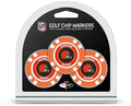 Team Golf NFL Buffalo Bills Golf Chip Ball Markers, Poker Chip Size by TeamGolf
