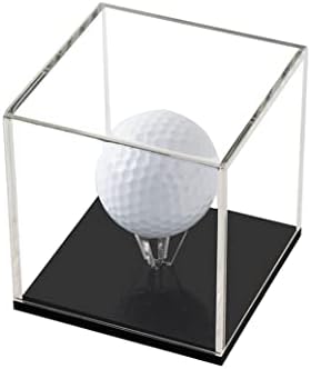 Lymhy Golf Ball Display Stand Cube Holder Clear Acrylic Box Square Case - Image 3