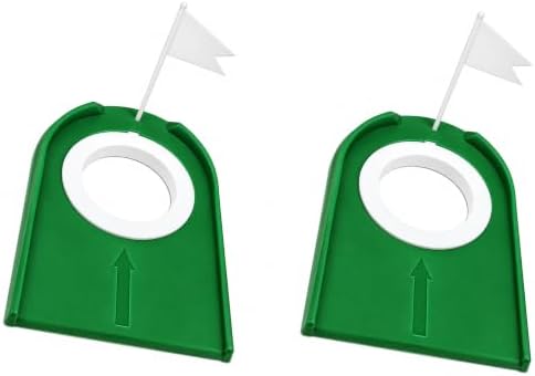 Golf Putting Cup with Flag by Unknown