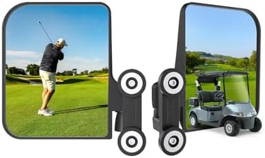 A2C Magnetic Golf Cart Side Mirrors, Golf Cart Mirrors by A2CSupportAlways