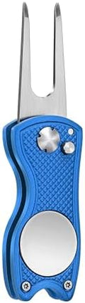 Mile High Life Golf Divot Repair Tool, All Metal Foldable Divot Tool by MileHighLife