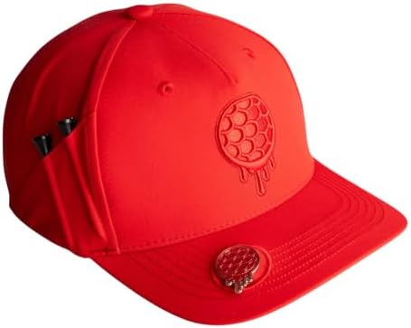Snapback Hat w/Tee Holder & Magnetic Ball by BONKGolf