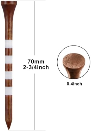 Wooden Golf Tees 3-1/4", 1-1/2" Available - Image 2