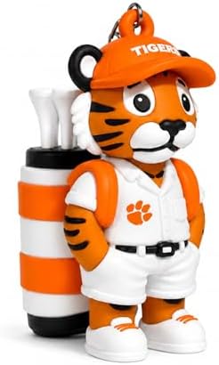 NCAA Mascot Golf Tee Holders, Includes 8 Golf Tees, Fun Golf Accessory by VannyVeeSports