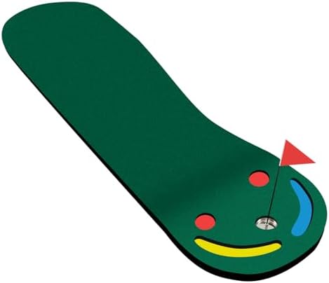 ULTIMATE Par Three Golf Putting Green 9.8 ft x 3 ft, Golf Practice Mat by ULTIMATE