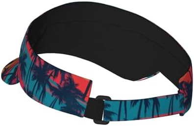 Sports Sun Visor Hats Adjustable Men Women Lightweight Packable Cooling Empty - Image 3