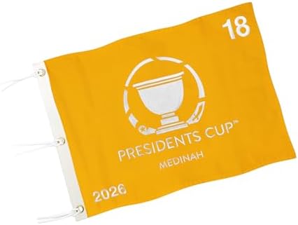 2026 Presidents Cup Embroidered Golf Flag, 14 x 20 in by COGOLFINGOUTDOOR