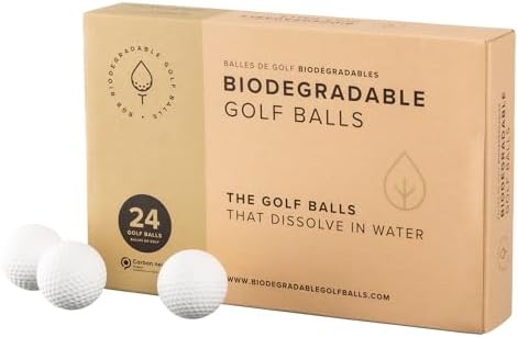 Biodegradable Golf Balls BGB Water Dissolvable | Eco Friendly Golf Gift | Water by BiodegradableGolfBalls
