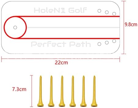 Golf Putting Mirror Alignment Putter Swing Kit Eye Line Practicing Tool - Image 4