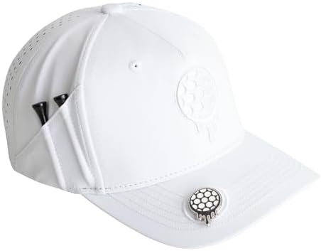 Snapback Hat w/Tee Holder & Magnetic Ball by BONKGolf