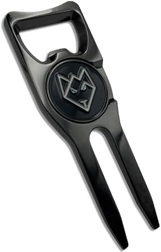 Wolf Golf Towels Divot Repair Tool | 5-in-1 Premium Divot Tool by WOLFGOLFTOWELS