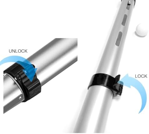 Adjustable Telescopic Aluminum Alloy Golf Ball Picker Upper Tube to holf 20 - Image 2