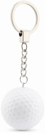 kcrygogo Real Golf Ball With Keychain Bag Pendant Decorations White Golf Ball by kcrygogo