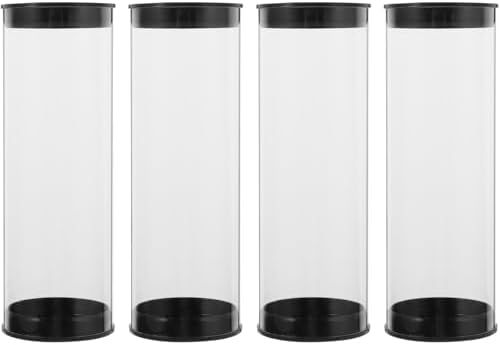 INOOMP Clear PVC Golf Ball Storage Tubes Golf Ball Display Case and Holder by INOOMP