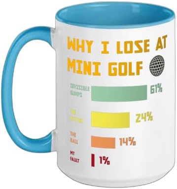 Mini Golf Champion Humor Family Golfers Ceramic Mug by Unknown