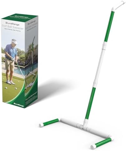 DURARANGE Portable Golf Ball Sweeper, Self-Standing Modular Tool by DuraRangeOutdoor